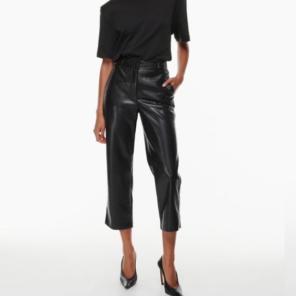 Babaton Pants - Babaton command pants cropped black regular lenght